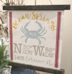 Canvas Hanger: $45 Please submit the following with this design: Street Address