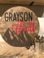 $45 Door Hanger *Please submit the following with this design: Name