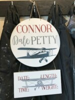 Nursery/Hospital Door Hanger $55 Please submit the following with this design: Name