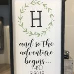 14x24 $45 Please provide the following information at checkout: Initial & Date