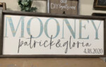 12x32 $65 Please provide the following information at checkout: Names and Est Date