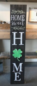 5' Interchangeable Porch Sign $110 **Although this photo shows a specific cutout, this piece comes with 2 interchangeable shaped pieces, to be picked when you arrive, based on what is available. Additional pieces can be purchased at the shop for $5 each.