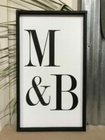 18x32 $65 Please provide the following information at checkout: Initials