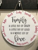 Door Hanger $45 *For this Door Hanger please provide the following information at checkout: Names (no specific order).