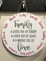 Door Hanger $45 *For this Door Hanger please provide the following information at checkout: Names (no specific order).