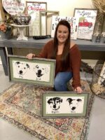 Framed Furbaby Double Layer $100 After checkout send the photos of your fur babies. Don't forget to provide the names and whether you would like the names in a straight or curly font.