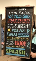 18x32 $80 *Please provide the following information at checkout: Last name