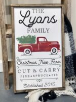 14x24 $70 *Please provide last name and year established at checkout