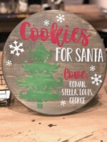 $55 For this tray please provide the following information at checkout: children's names.