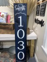 5' Porch Board $100 Please submit the following with this design: Name and Address