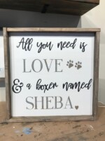 17x17 $55 Please submit the following with this design: Breed & Name