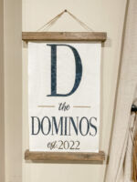Canvas Hanger $45 *Please provide the following information at checkout: Last name and Est Year