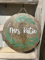 Door Hanger $45 **Please be sure to provide the following details at checkout: Name